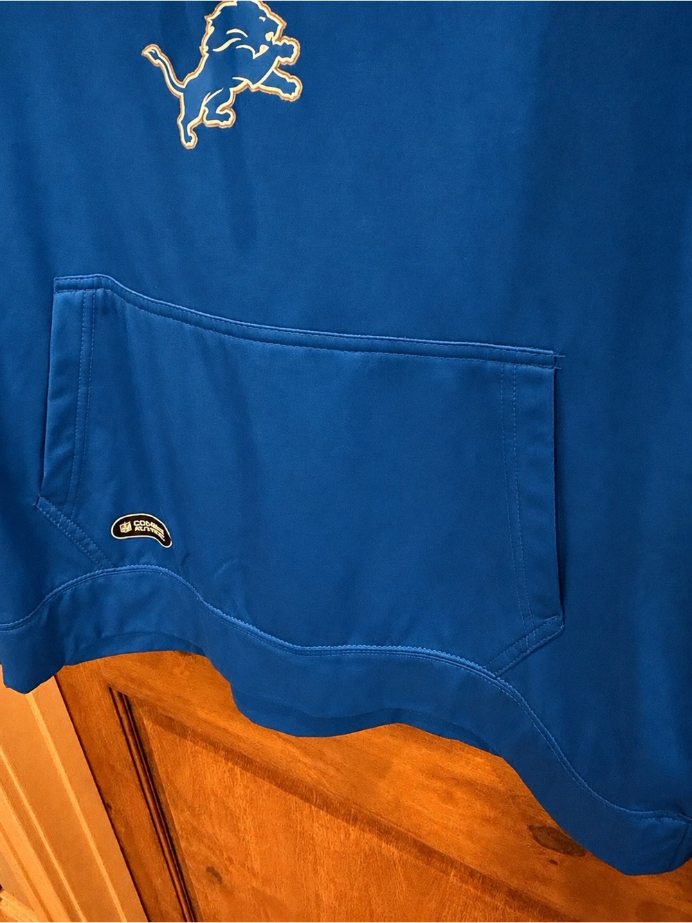 NFL Combine Authentic Blue Lions Pullover Hoodie - Picture 6 of 6